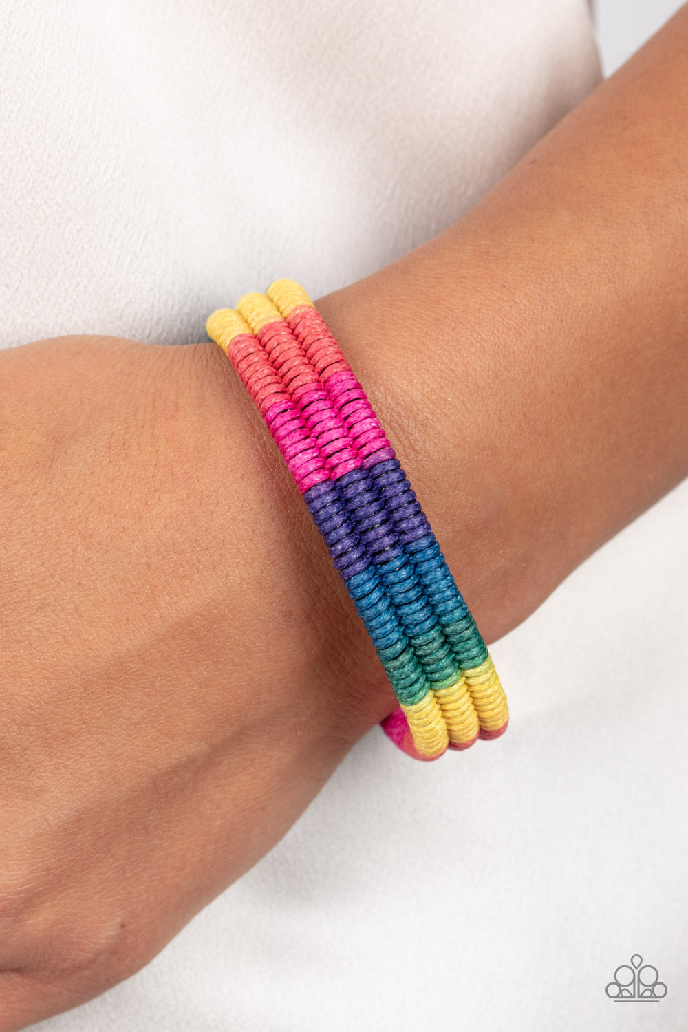 Rainbow Renegade - Multi Urban Bracelet 