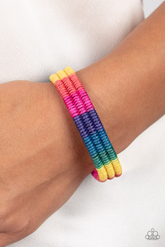 Rainbow Renegade - Multi Urban Bracelet 