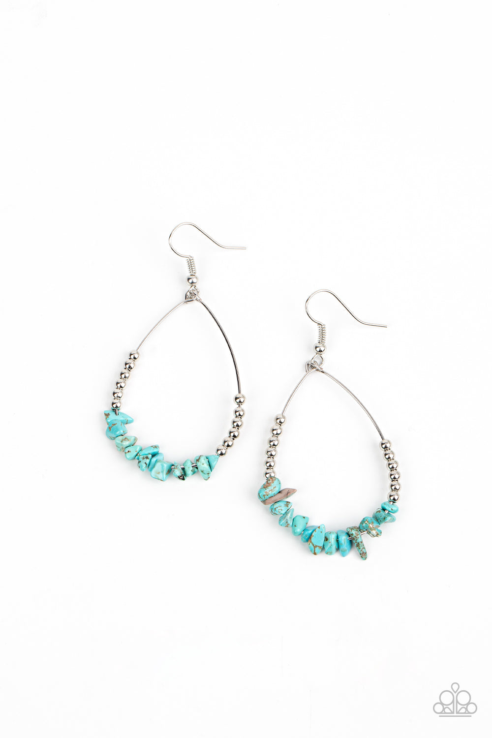 Paparazzi Come Out of Your SHALE - Blue Earrings 