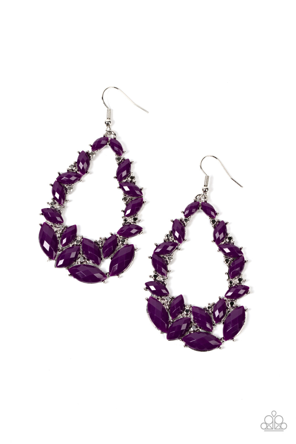 Tenacious Treasure - Purple Earrings 