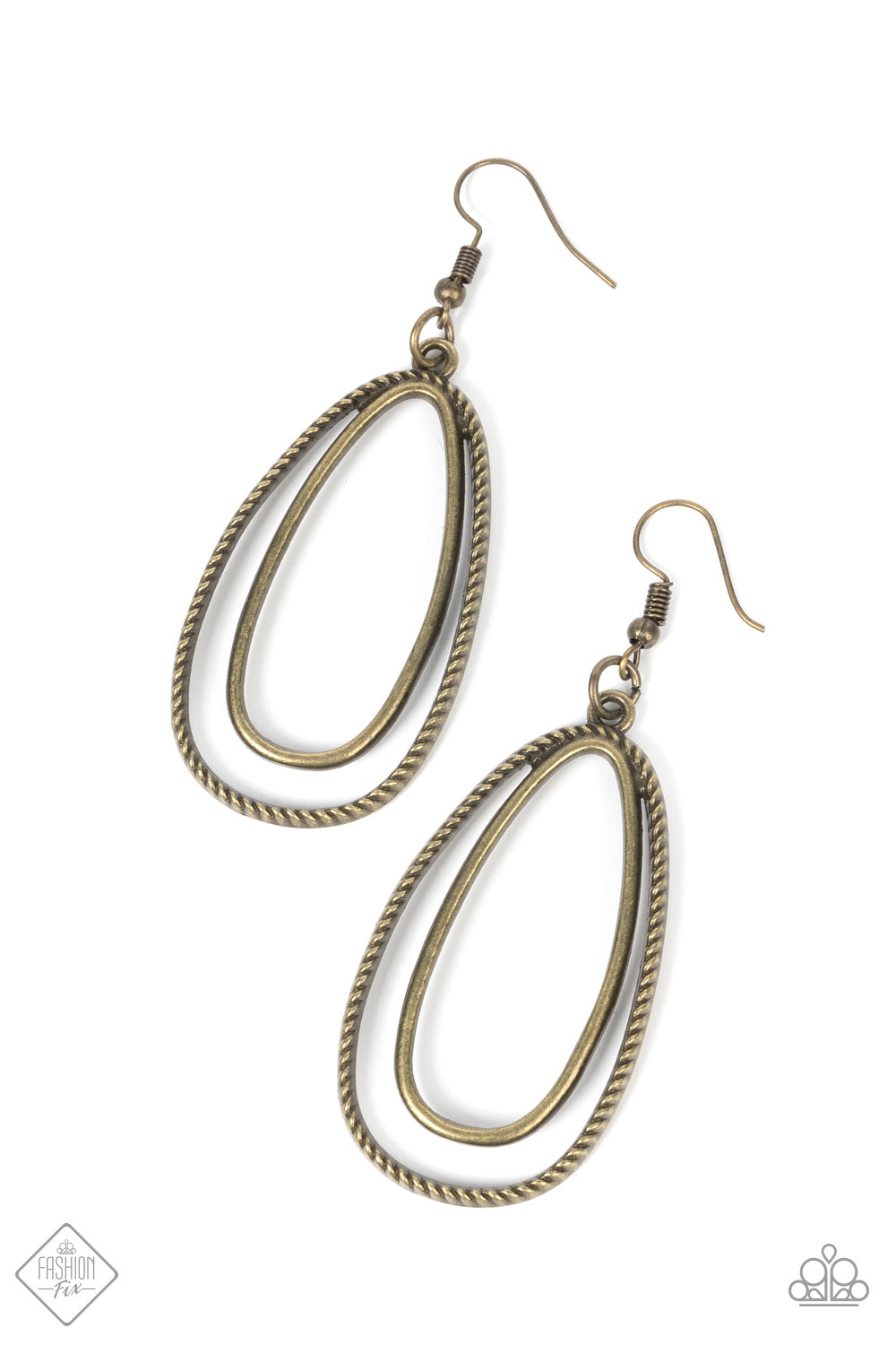 Paparazzi Lend Me Your Lasso - Brass Earrings 