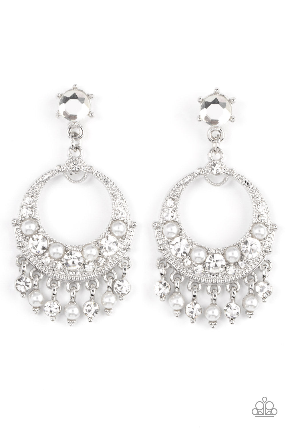 Marrakesh Request - White Earrings