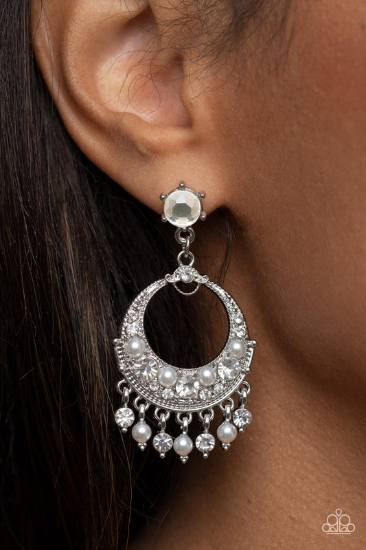 Marrakesh Request - White Earrings