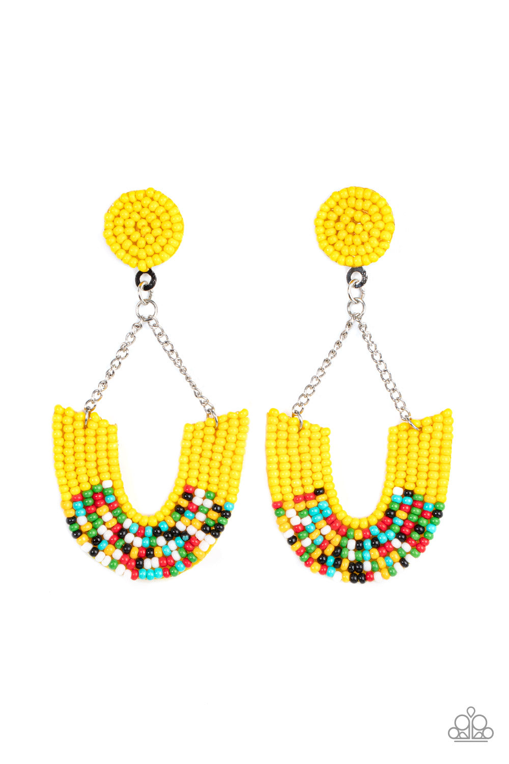 Make it RAINBOW - Yellow Earring