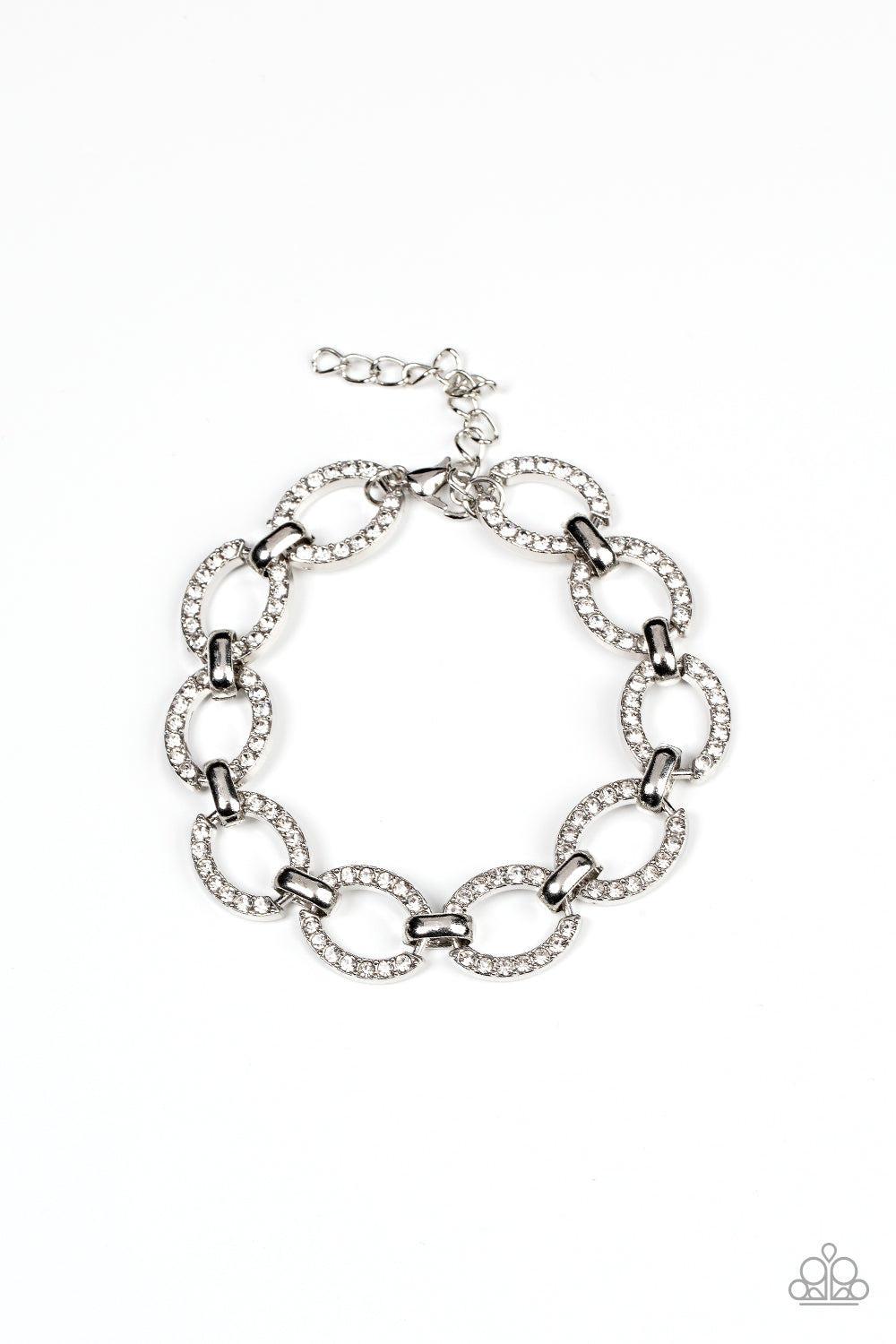 Date Night Debonair - White Bracelet