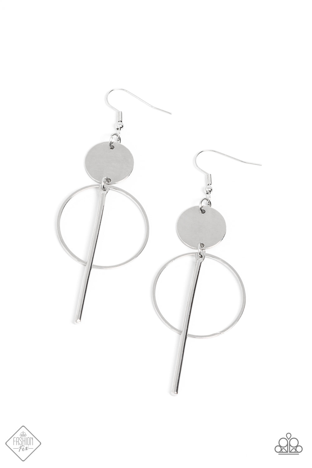 Harmoniously Balanced - Silver Earrings 