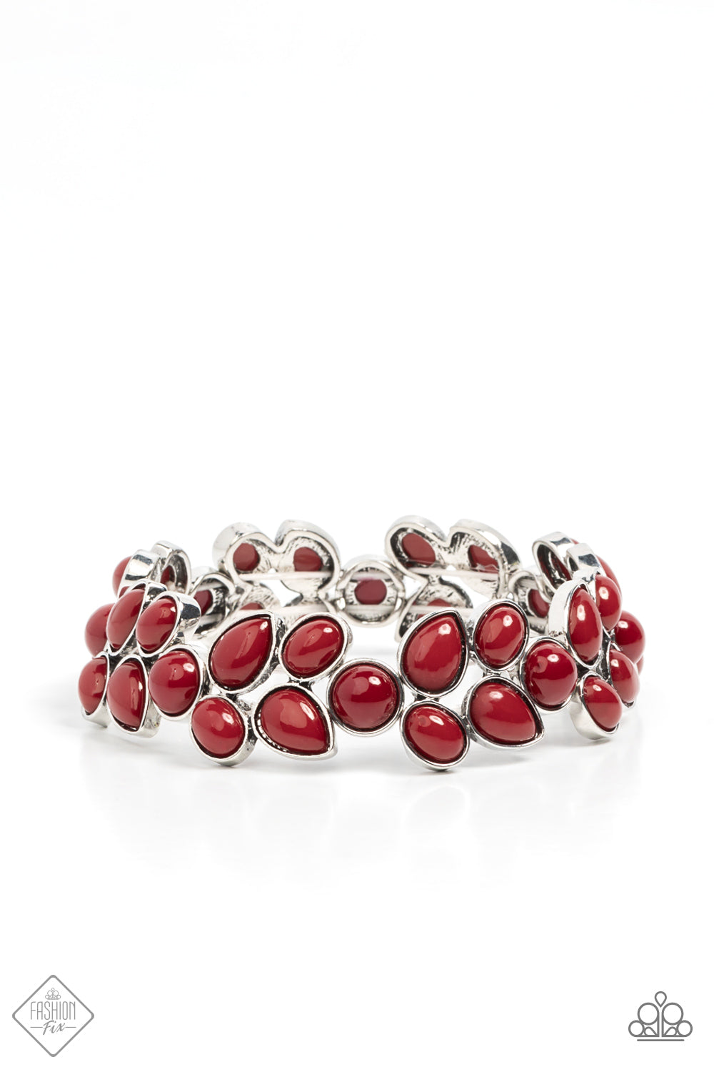 Paparazzi Marina Romance - Red Bracelet 