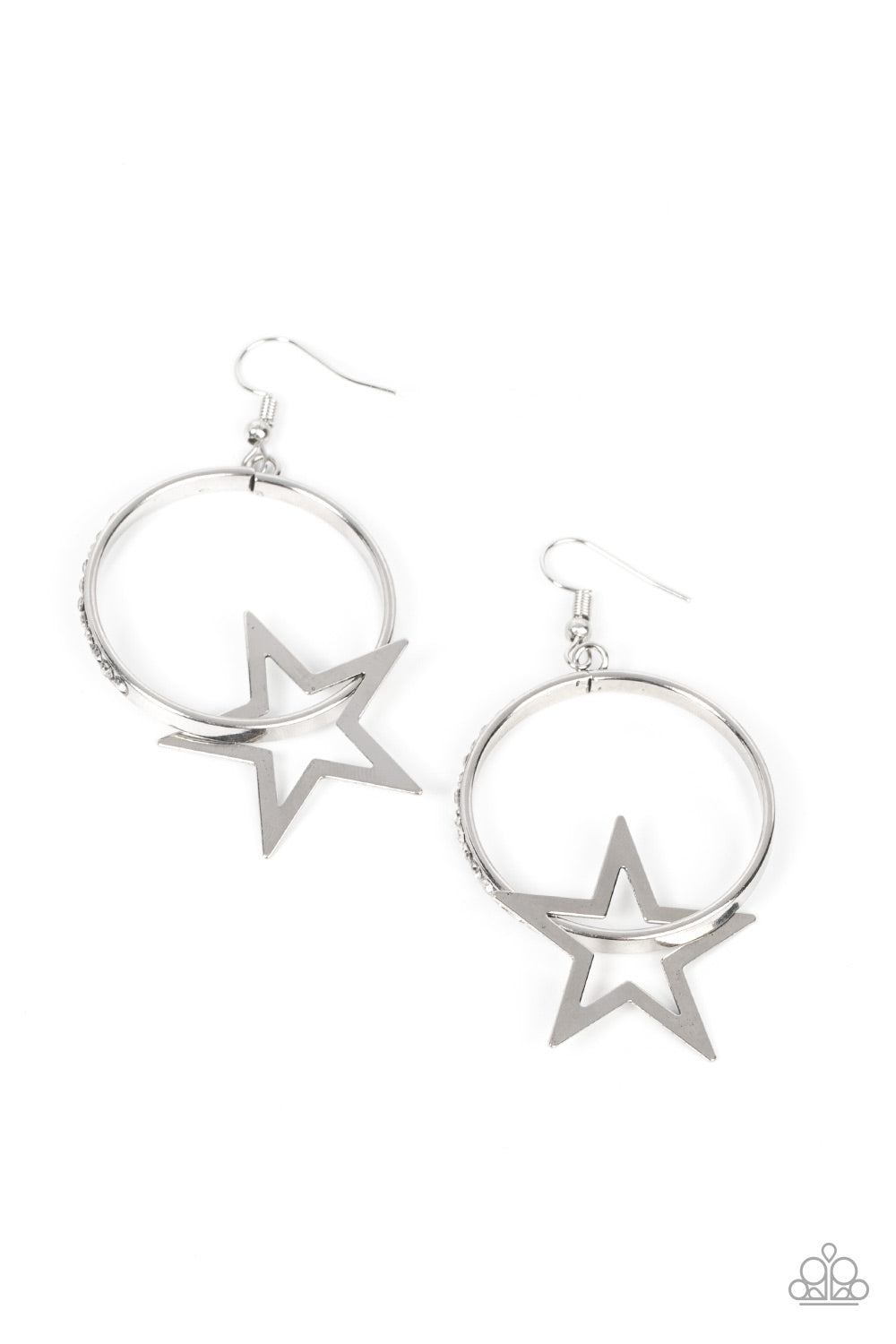 Superstar Showcase - White Earrings