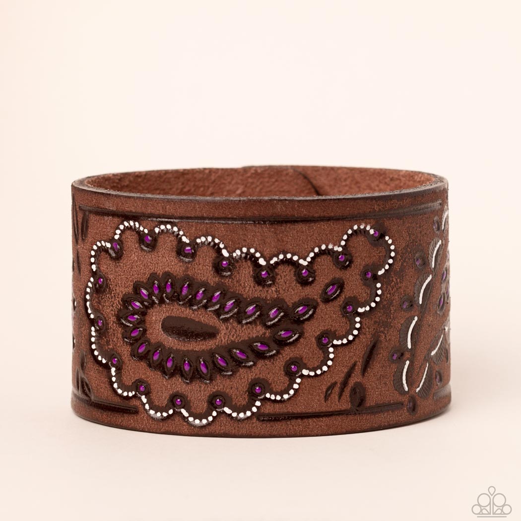 Paisley Pioneer - Purple Urban Bracelet