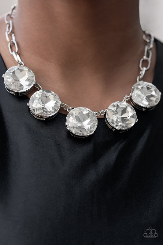 Limelight Luxury - White Necklace 