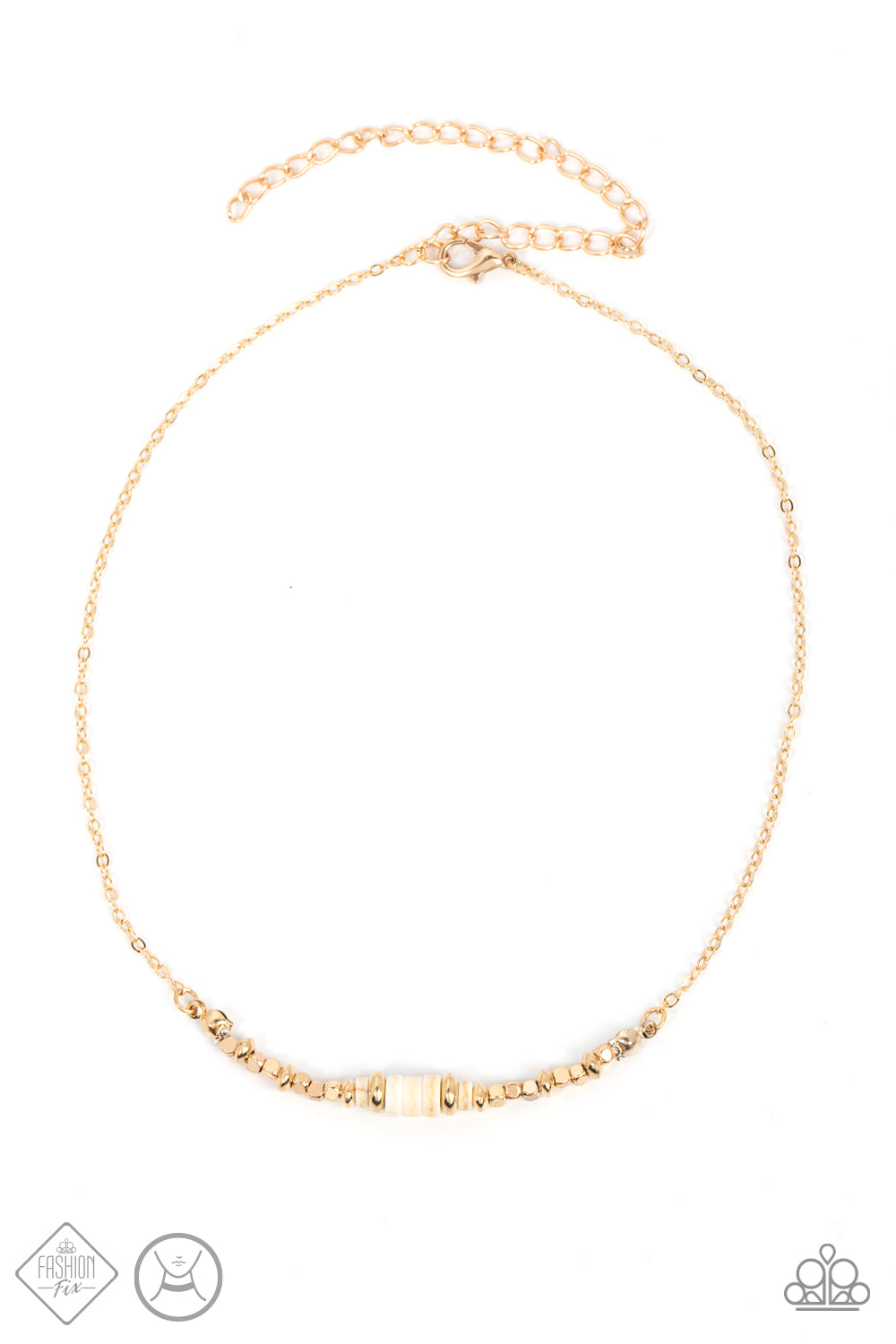 Retro Rejuvenation - Gold Choker