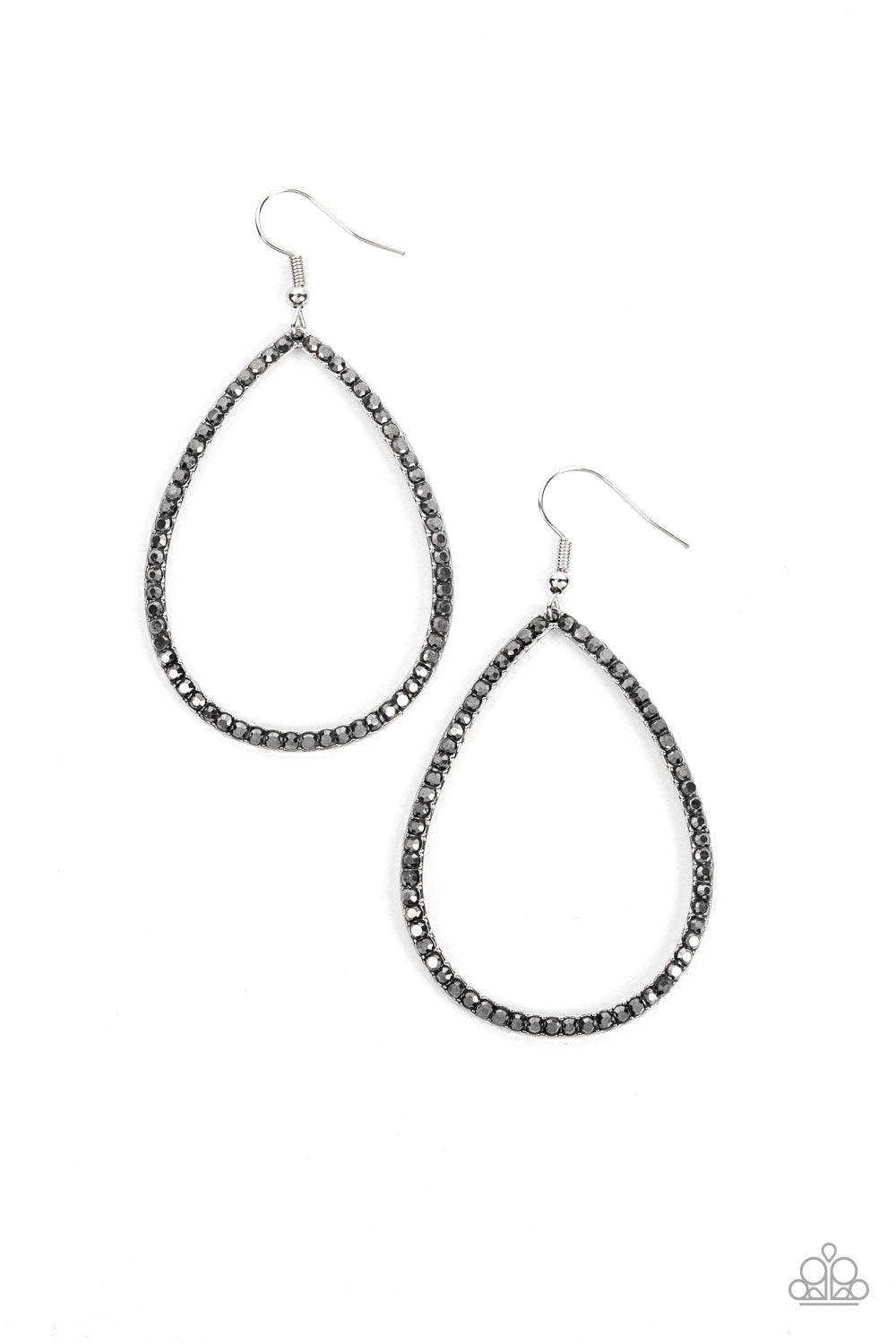 Black Tie Optional - Silver Earrings