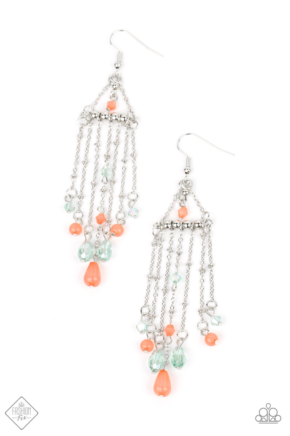 Marina Breeze - Orange Earrings