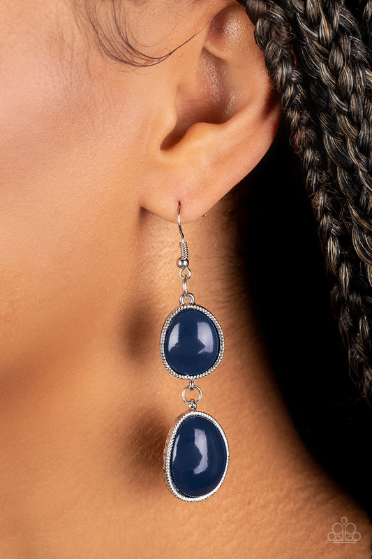 Paparazzi Mediterranean Myth - Blue  Earrings 