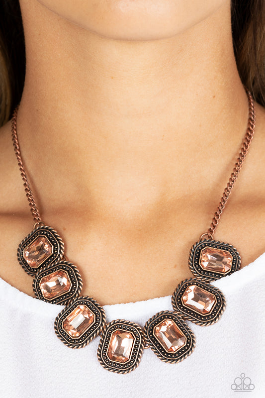 Iced Iron - Copper Necklace