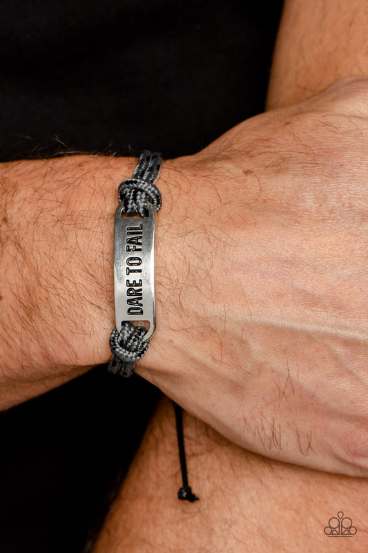 Dare to Fail - Silver Urban Bracelet