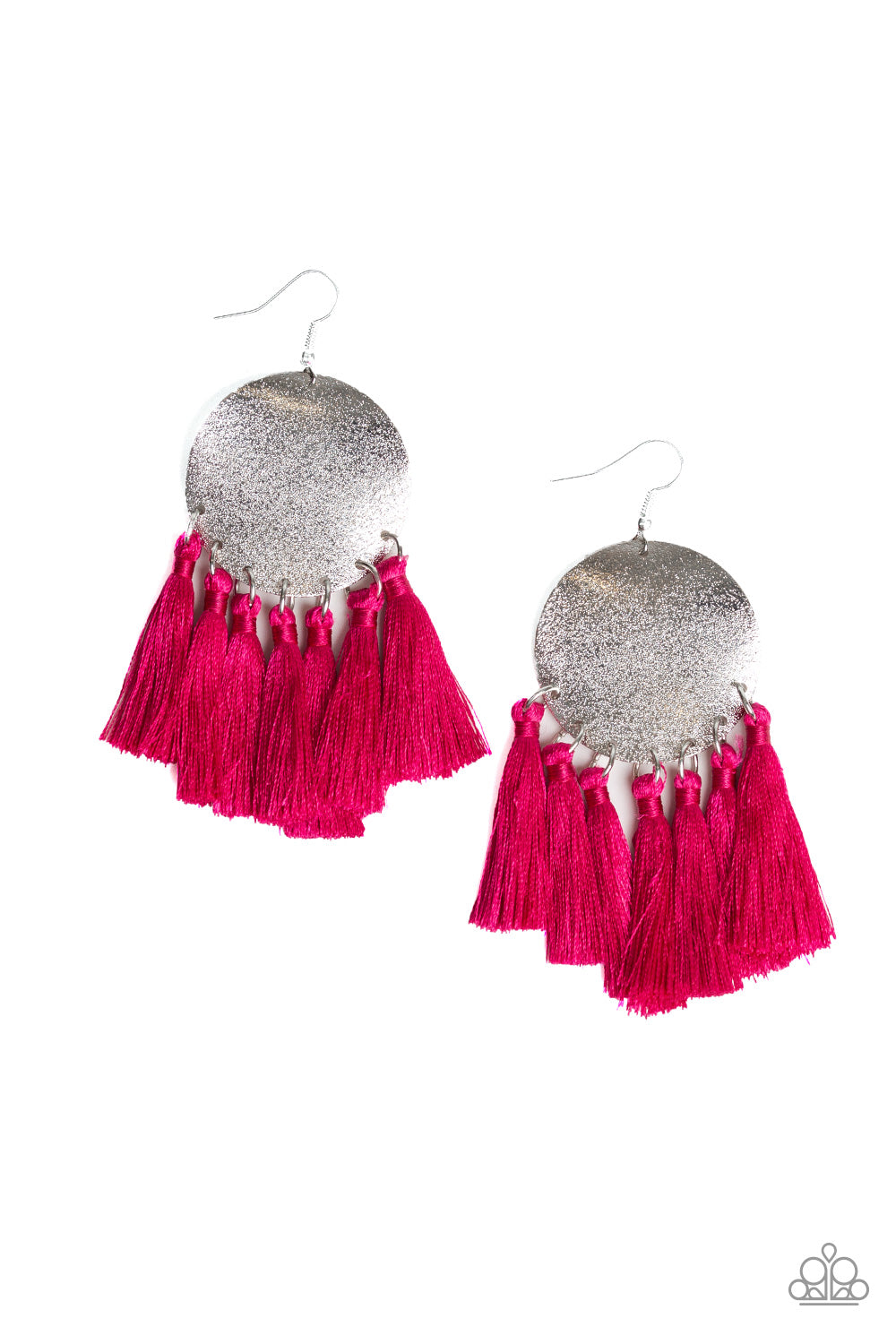 Paparazzi Tassel Tribute - Pink Earrings 