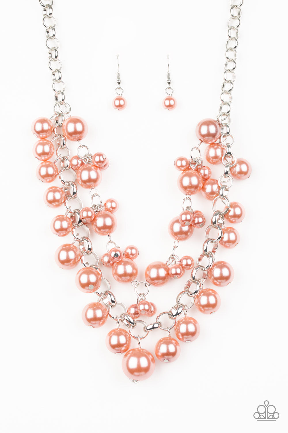 Paparazzi BALLROOM Service - Orange Necklace - Kingdom Bling by Pamela