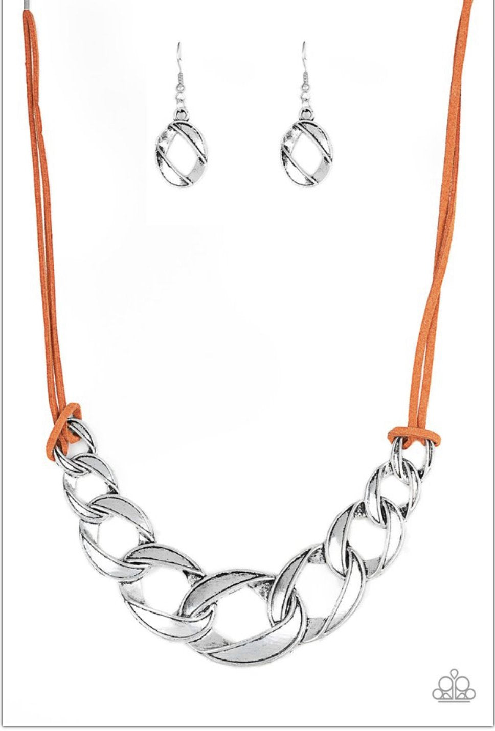 Paparazzi Naturally Nautical - Orange Necklace 