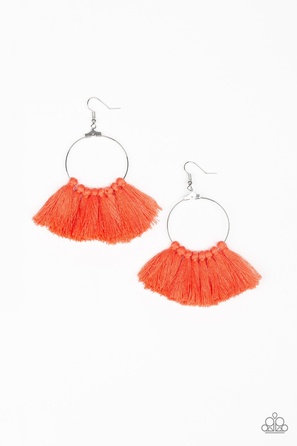 Paparazzi Peruvian Princess - Orange Earrings 