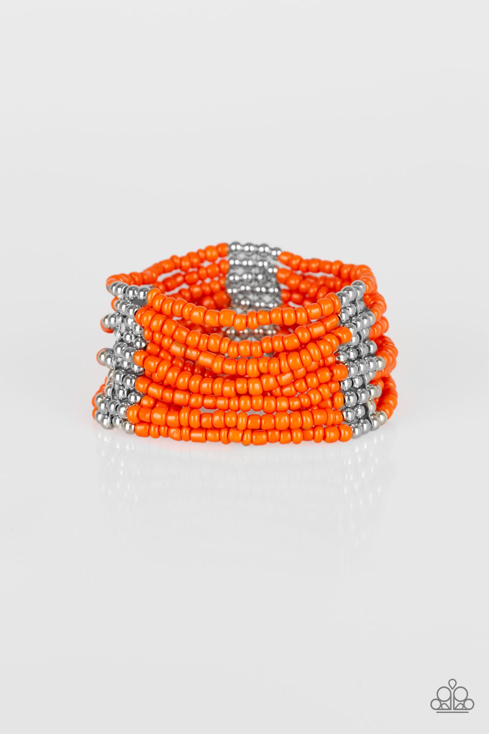 Paparazzi Outback Odyssey - Orange Bracelet - Kingdom Bling Showroom