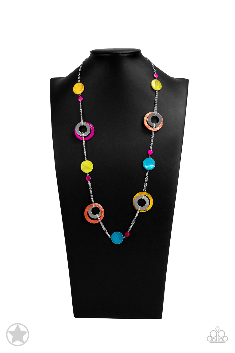 Paparazzi Kaleidoscopically Captivating - Muti Blockbuster Necklace 