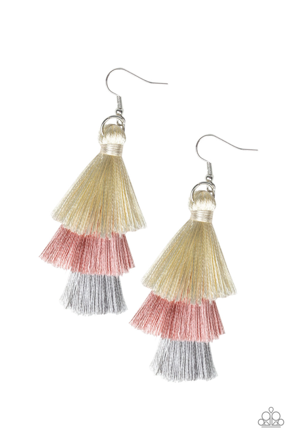 Paparazzi Hold On To Your Tassel! - Pink Earrings - Kingdom Bling Showroom