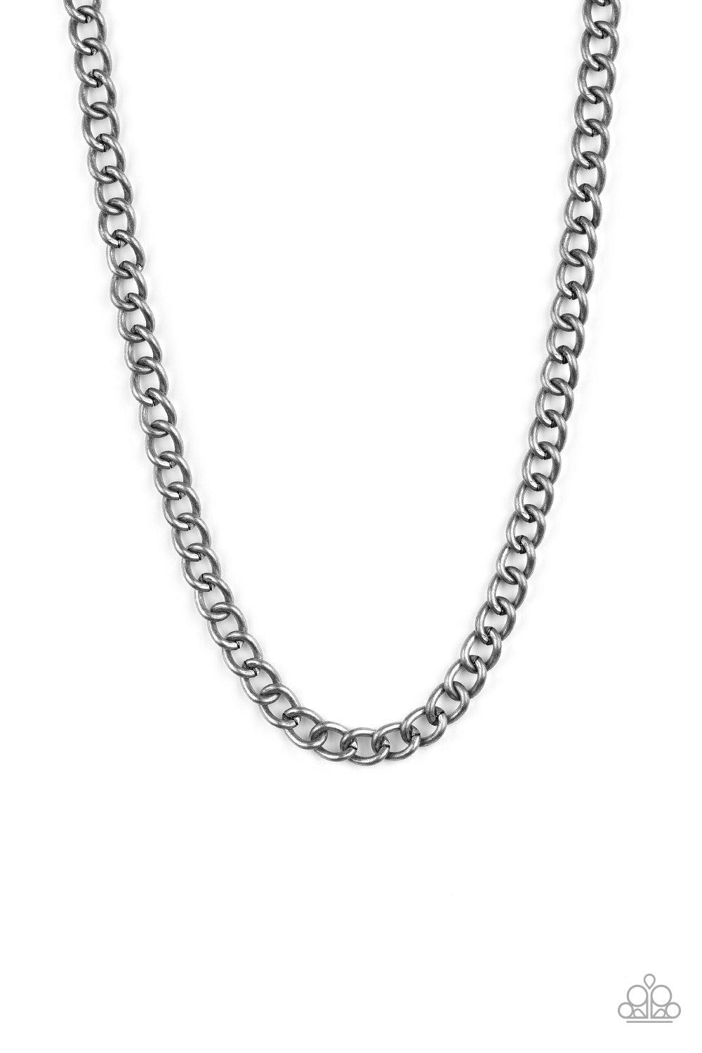 Paparazzi Full Court - Silver Urban Necklace - Kingdom Bling Showroom