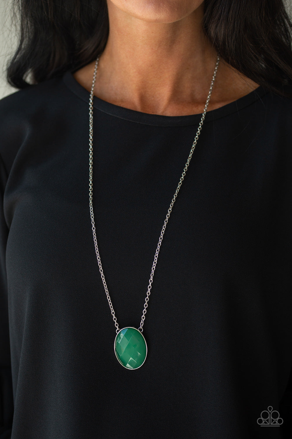 Paparazzi Intensely Illuminated - Green Necklace 