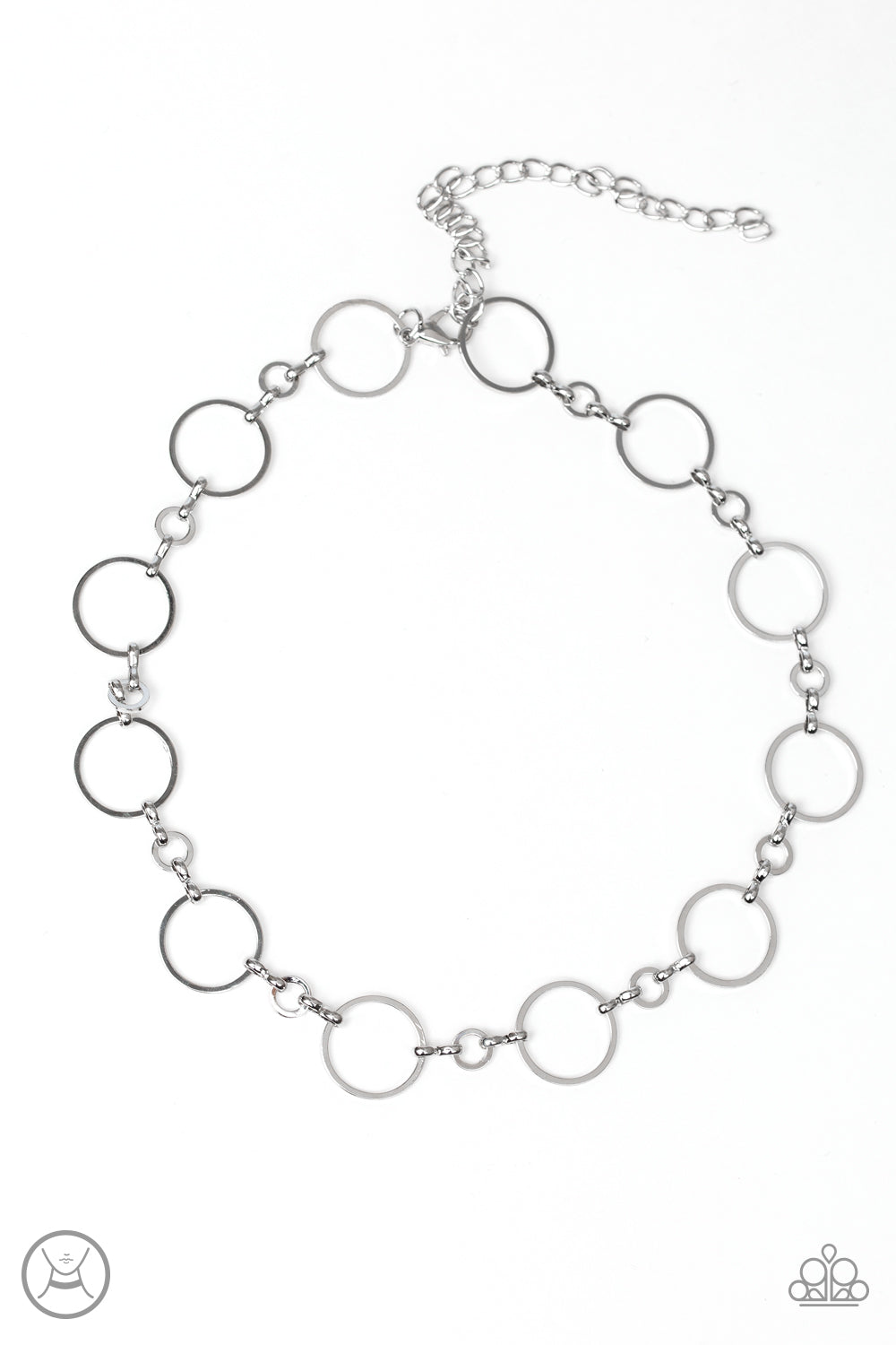 Paparazzi Simply City Slicker - Silver Choker - Kingdom Bling Showroom