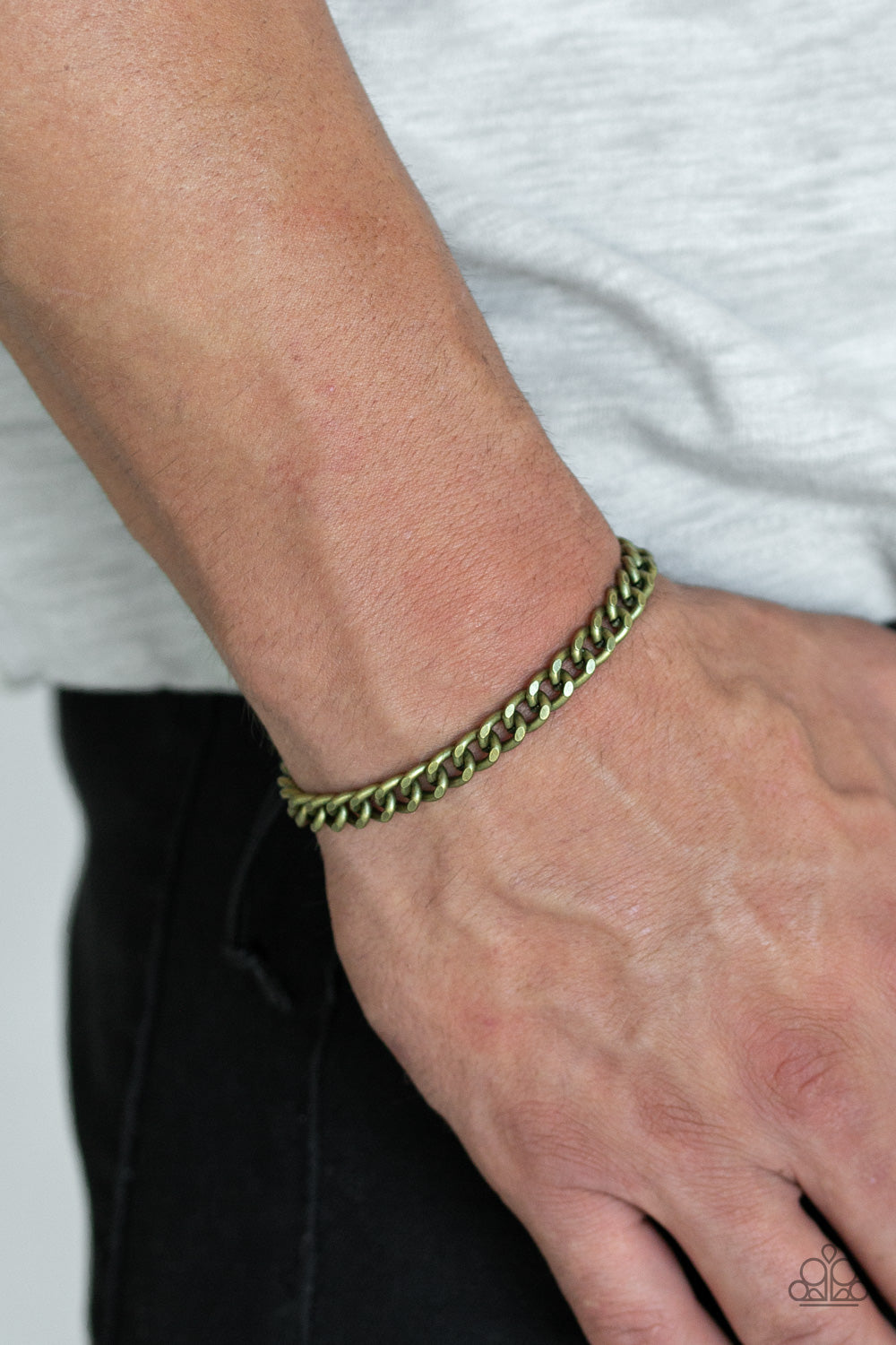 Paparazzi Goal! - Brass Urban Bracelet - Kingdom Bling Showroom