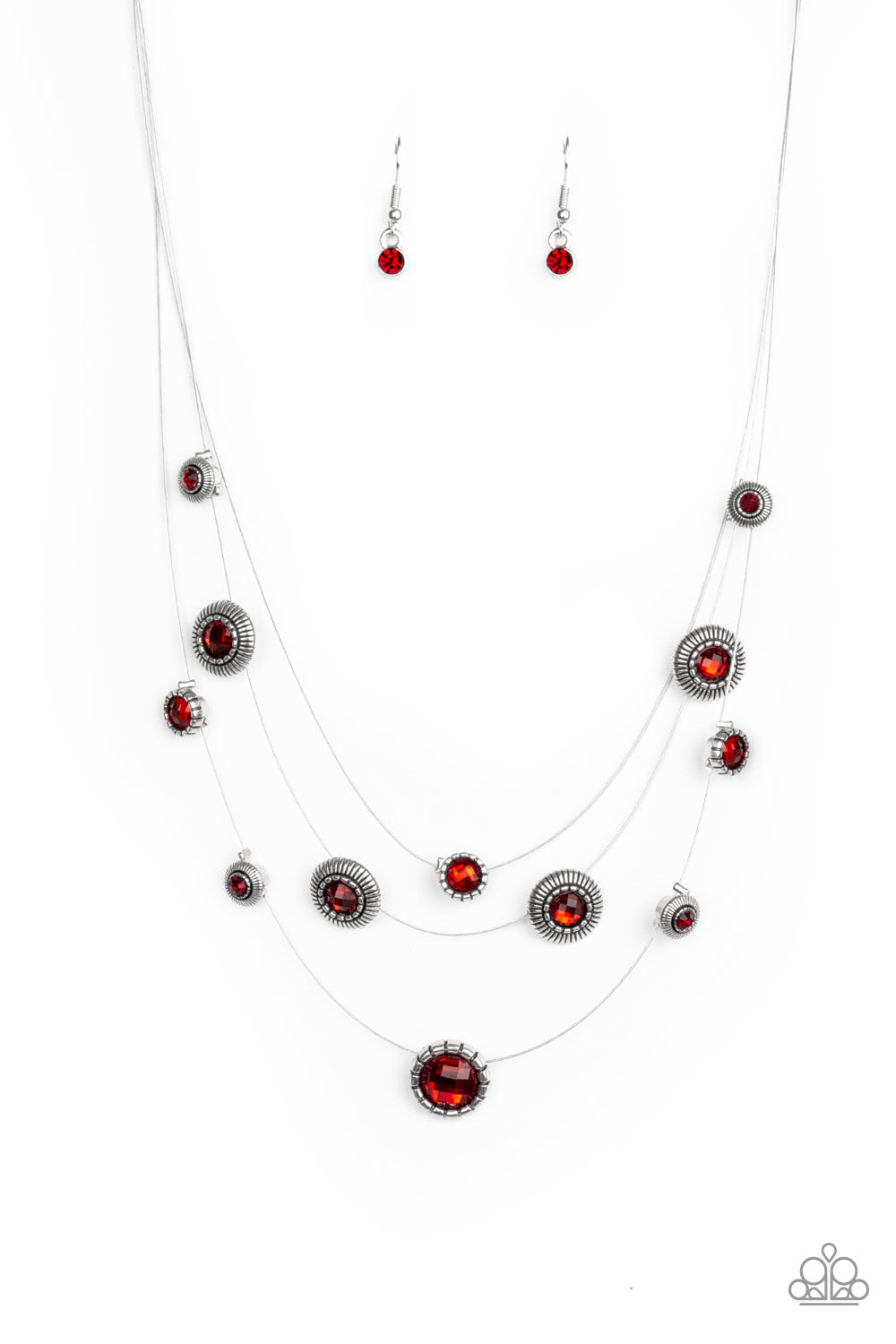 Paparazzi Sheer Thing - Red Necklace 