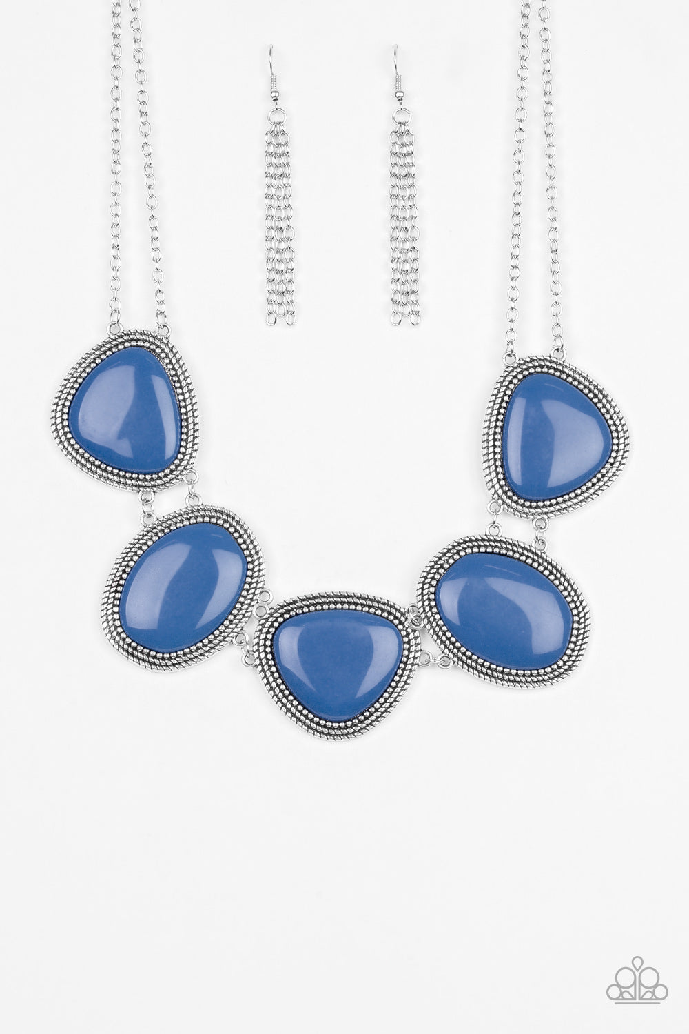 Paparazzi Viva La Vivid - Blue Necklace 