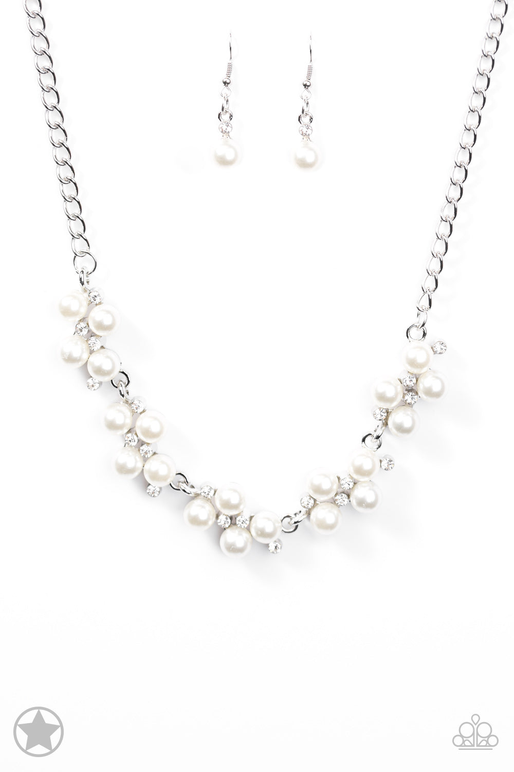 Paparazzi Love Story - White Necklace - Kingdom Bling Showroom