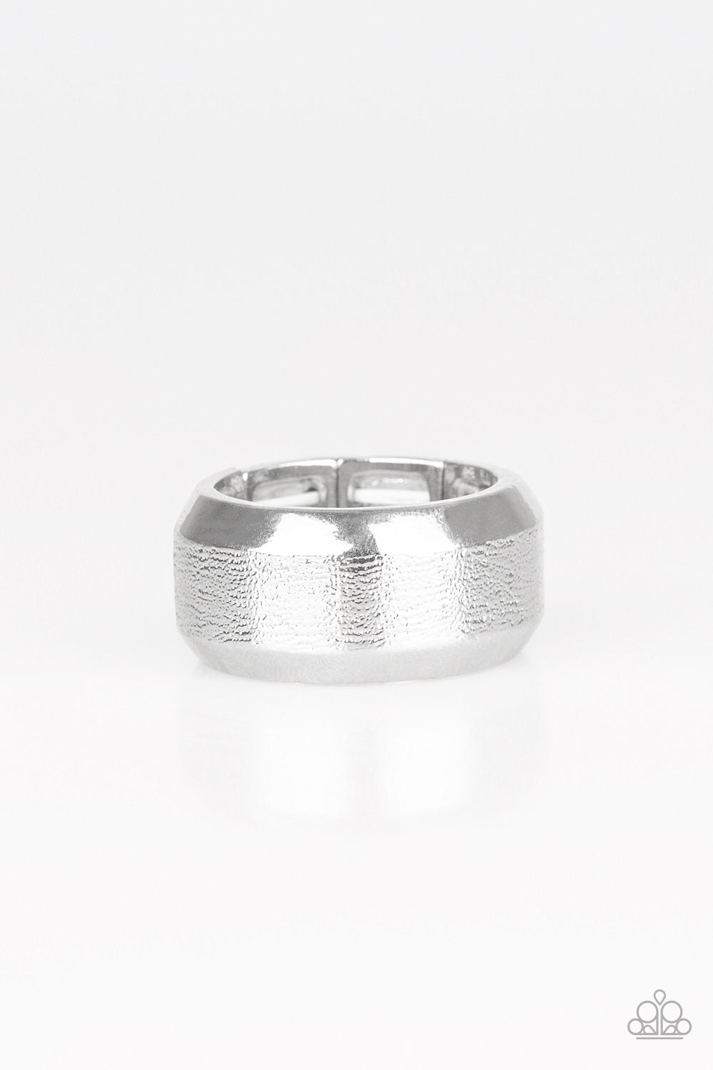 Paparazzi Checkmate - Silver Men’s Ring - Kingdom Bling Showroom