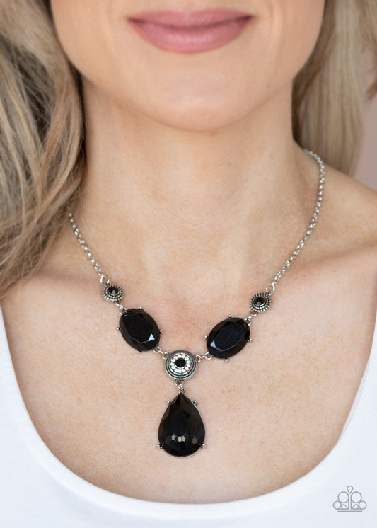 Paparazzi Heirloom Hideaway - Black Necklace
