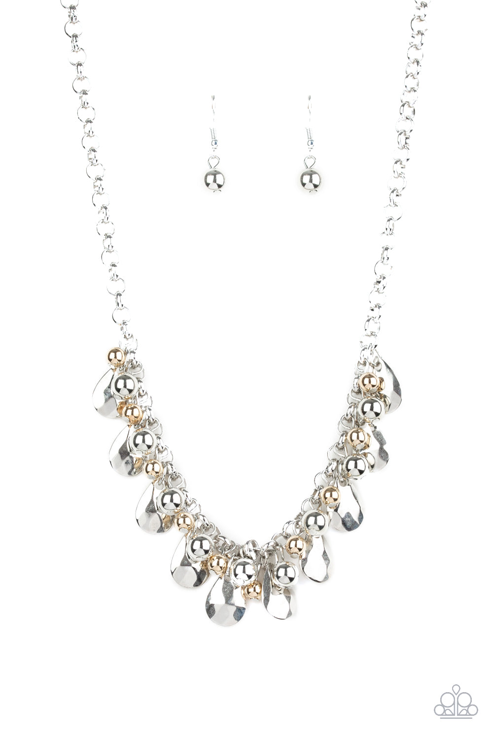 Paparazzi Stage Stunner - Silver Necklace 