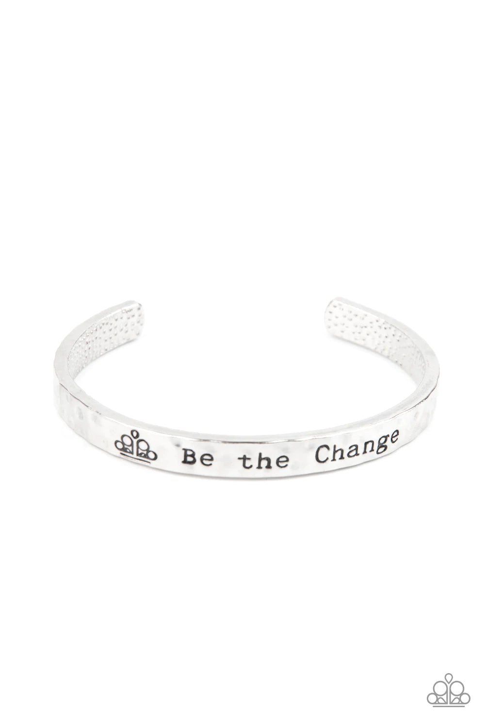 Be The Change - Silver Bracelet