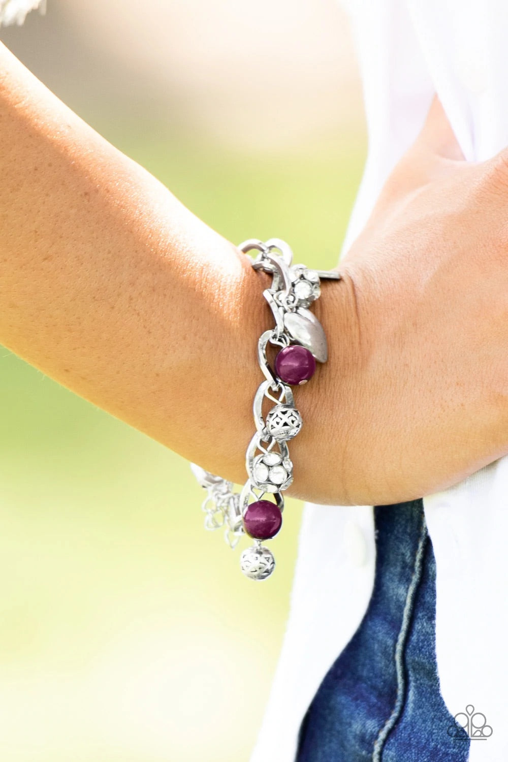 Paparazzi Royal Sweetheart - Purple Bracelet 