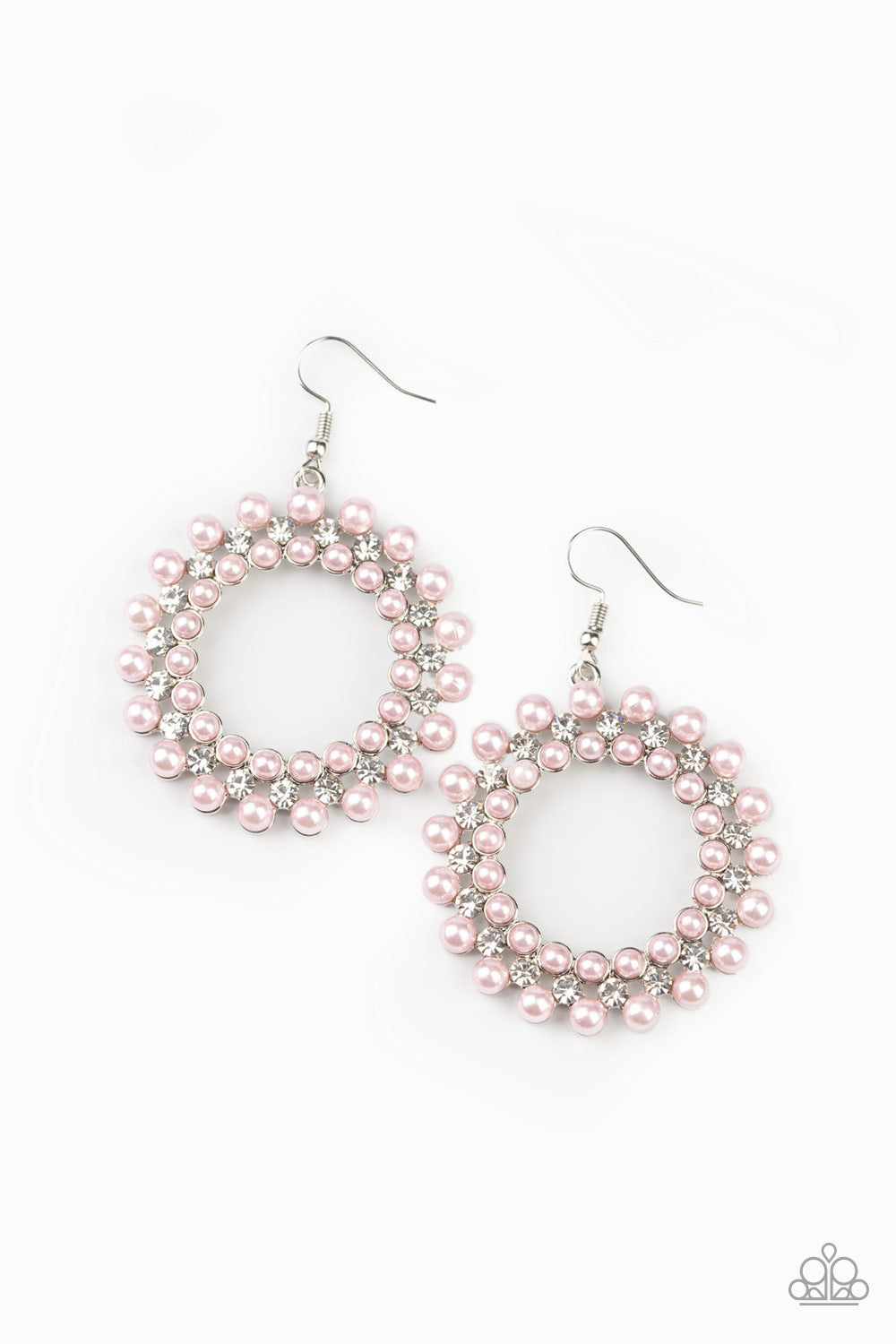Paparazzi Pearly Poise - Pink Earrings 