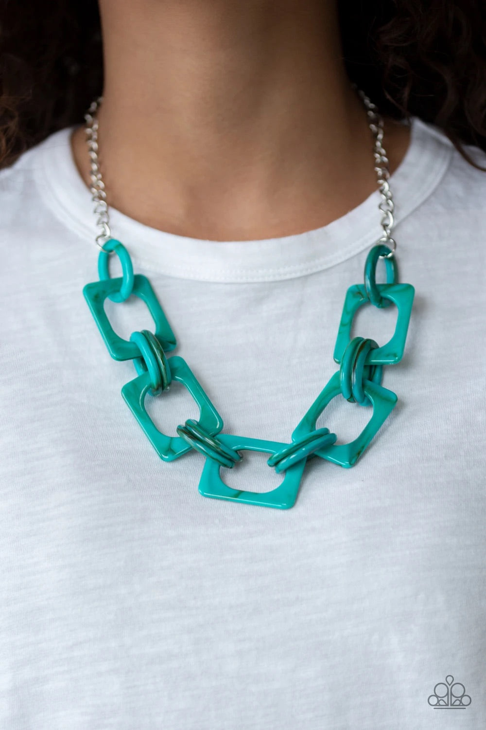 Paparazzi Sizzle Sizzle - Blue Necklace