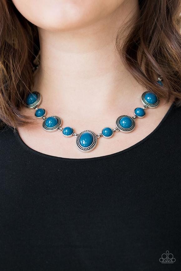 Paparazzi Voyager Vibes - Blue Necklace 