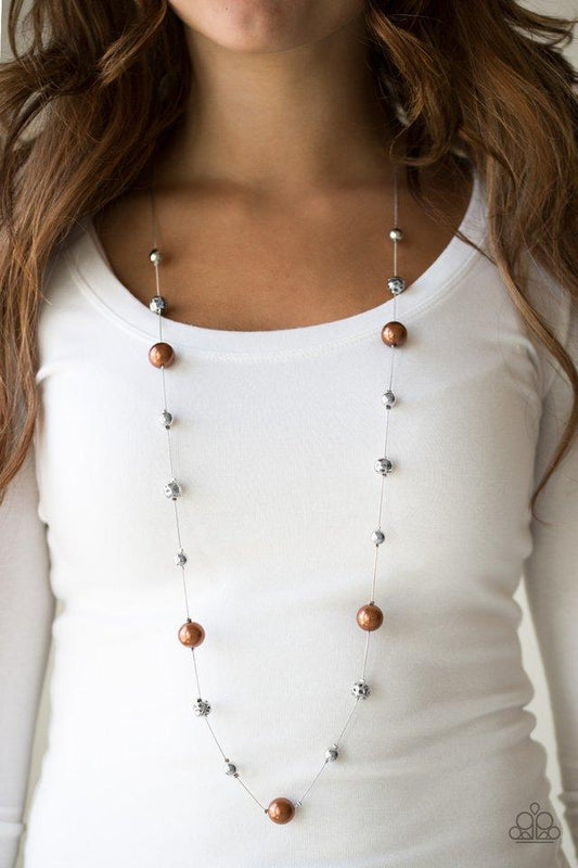 Eloquently Eloquent - Brown Necklace