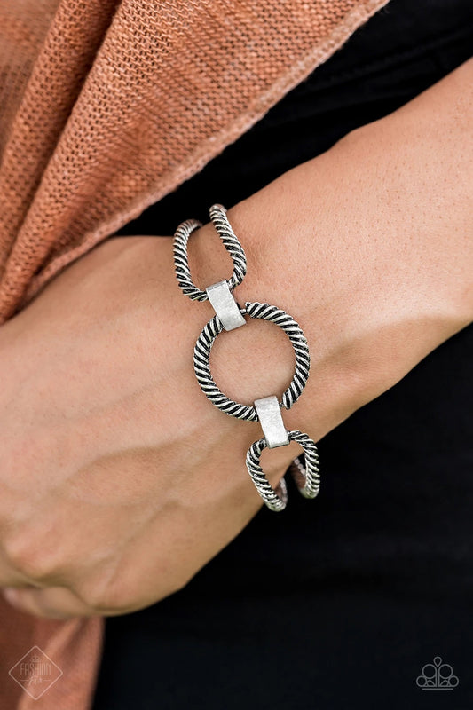 Paparazzi Desert Cat - Silver Bracelet