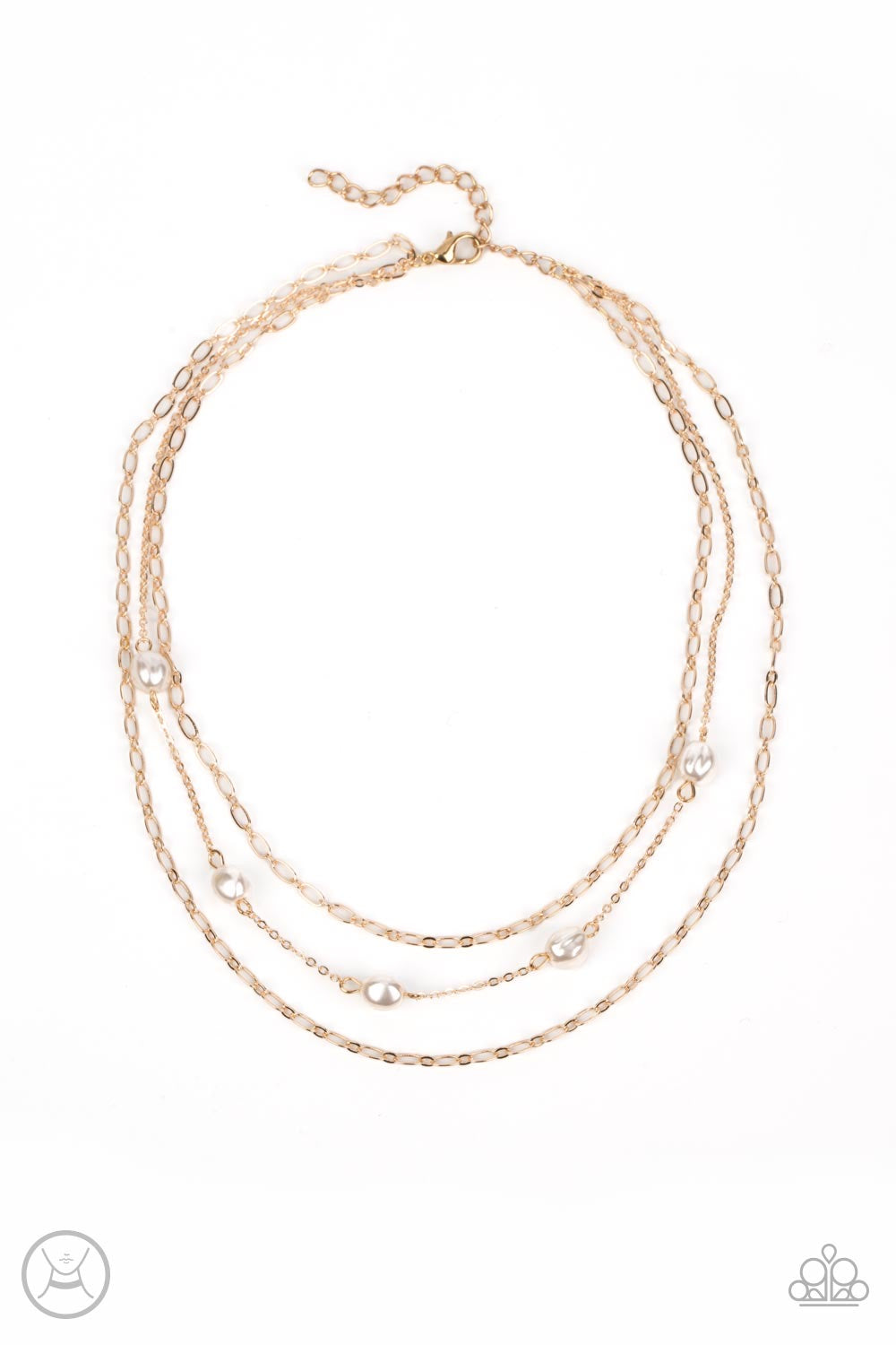 paparazzi Offshore Oasis - Gold Choker 