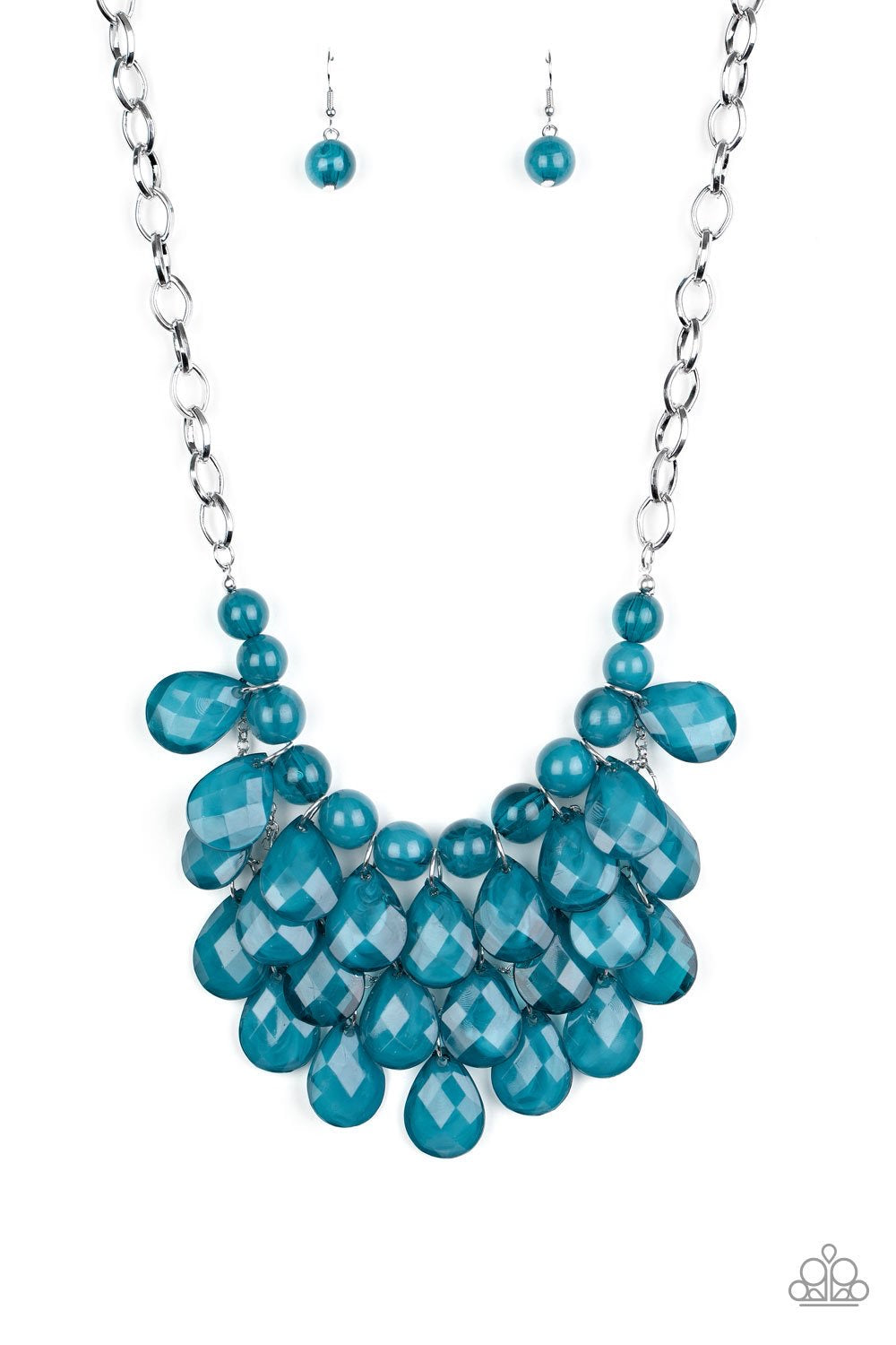 Paparazzi Sorry To Burst Your Bubble - Blue Necklace 