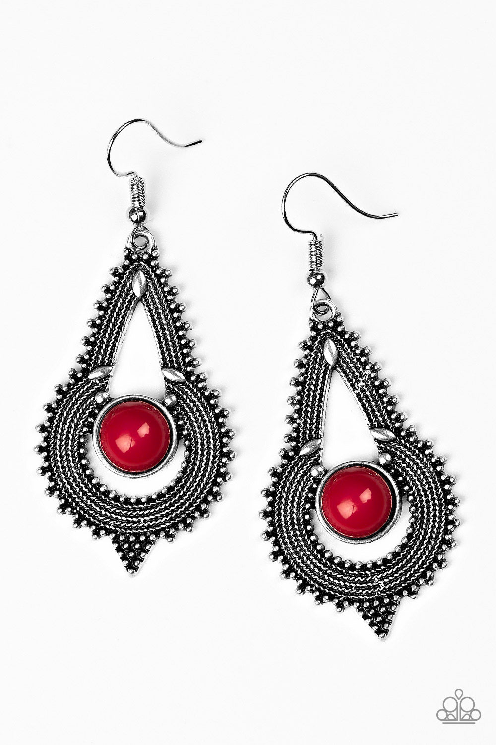 Zoomin Zumba - Red Earrings 