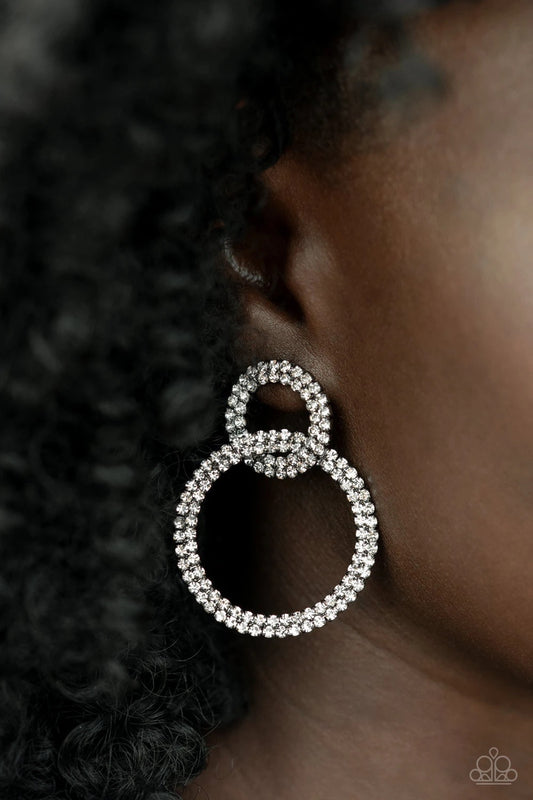 Intensely Icy - Black Earrings - Life of the Party Exclusive December 2021