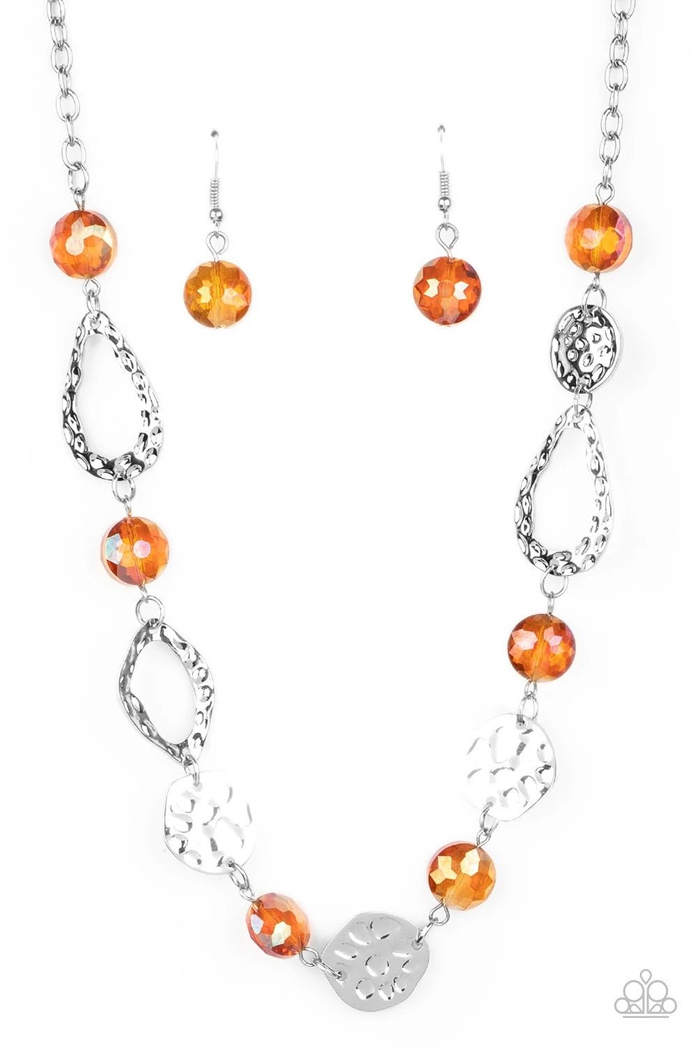 Paparazzi High Fashion Fashionista - Orange Necklace 