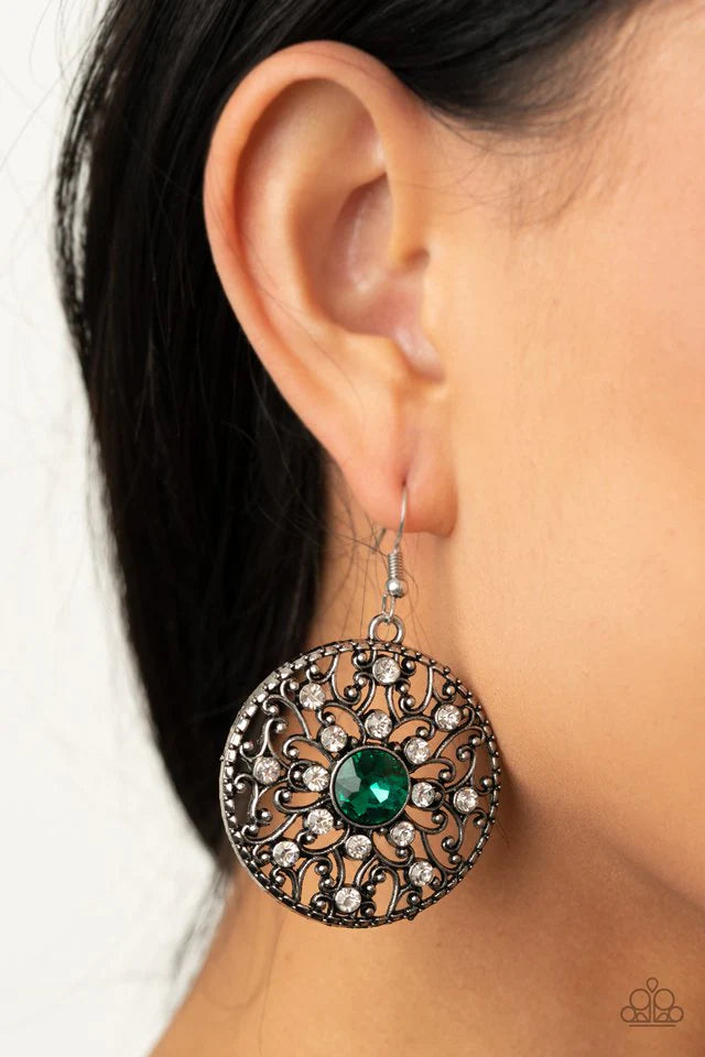 GLOW Your True Colors - Green Earrings 